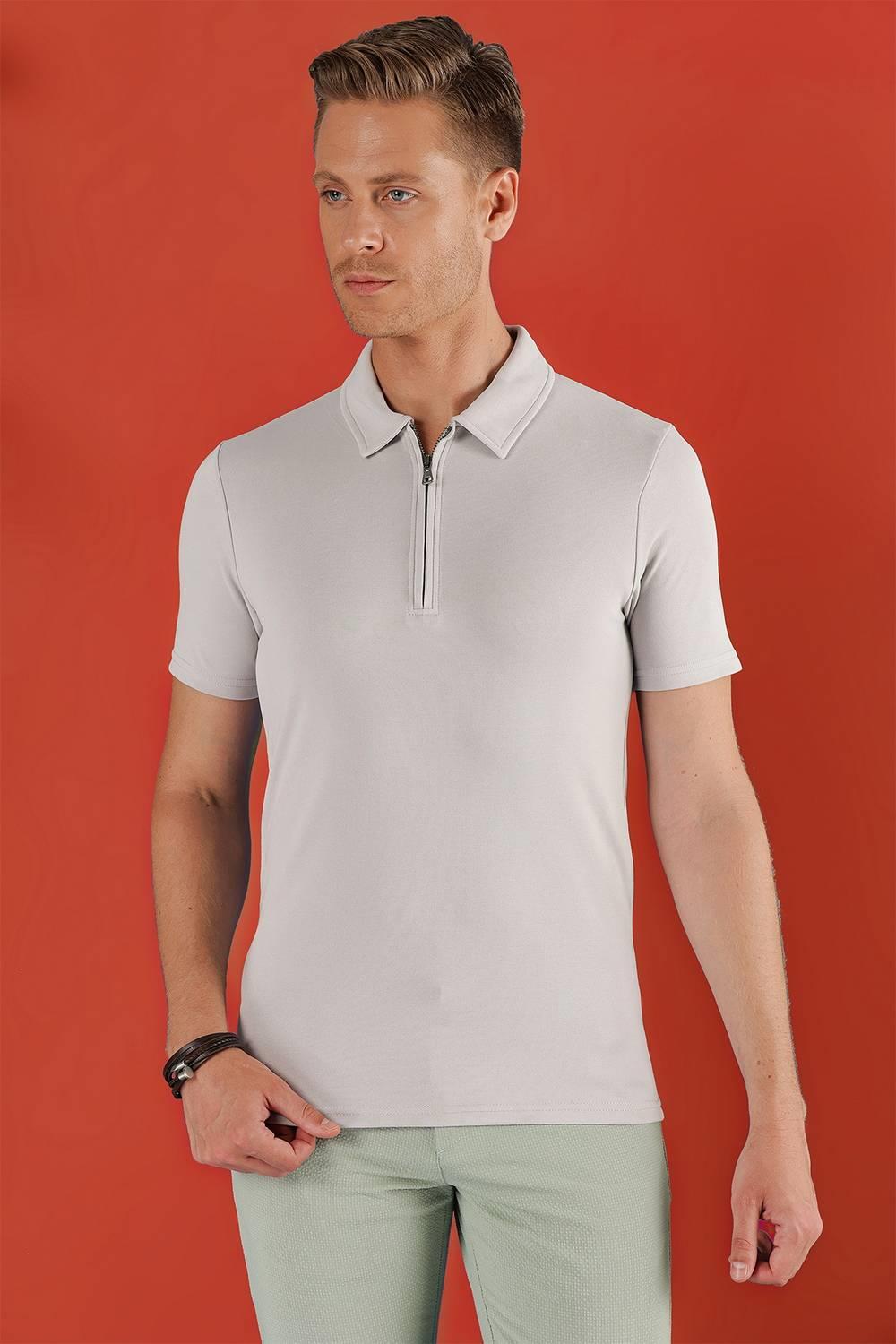TS 850 Gri Spor T-Shirt