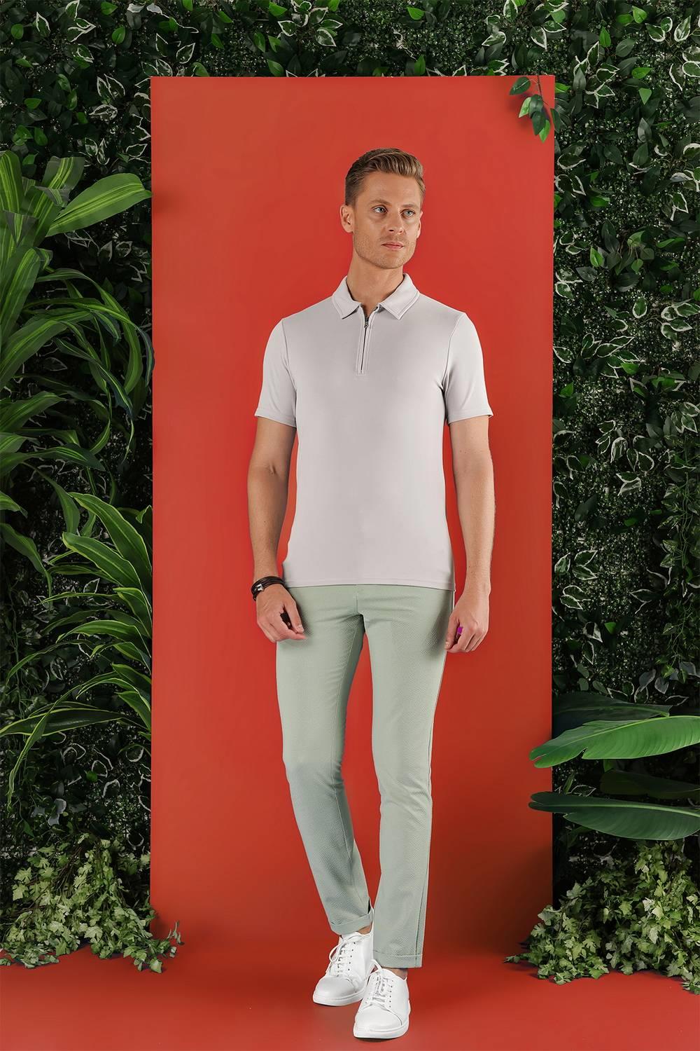 TS 850 Gri Spor T-Shirt