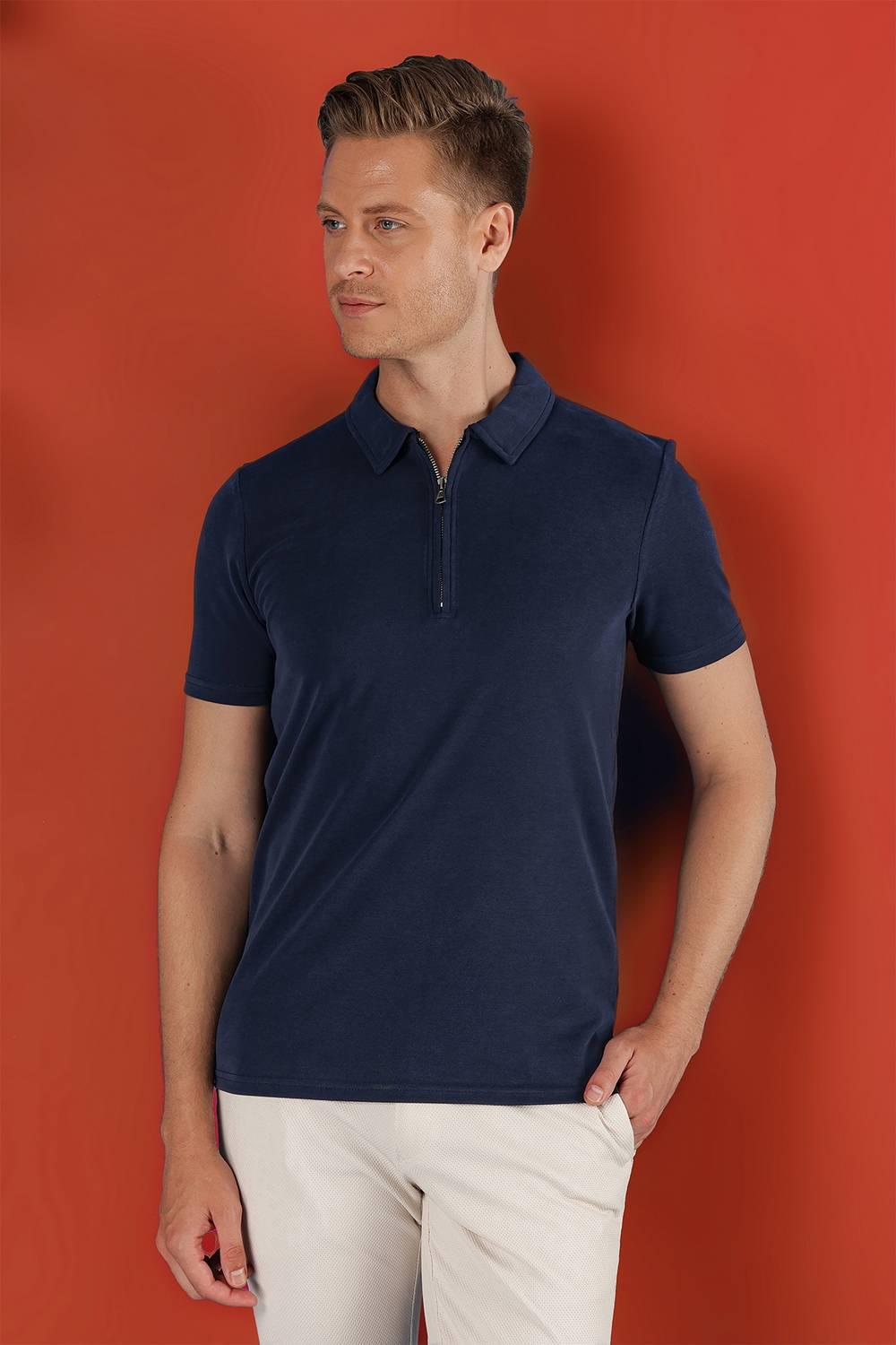 TS 850 Lacivert Spor T-Shirt