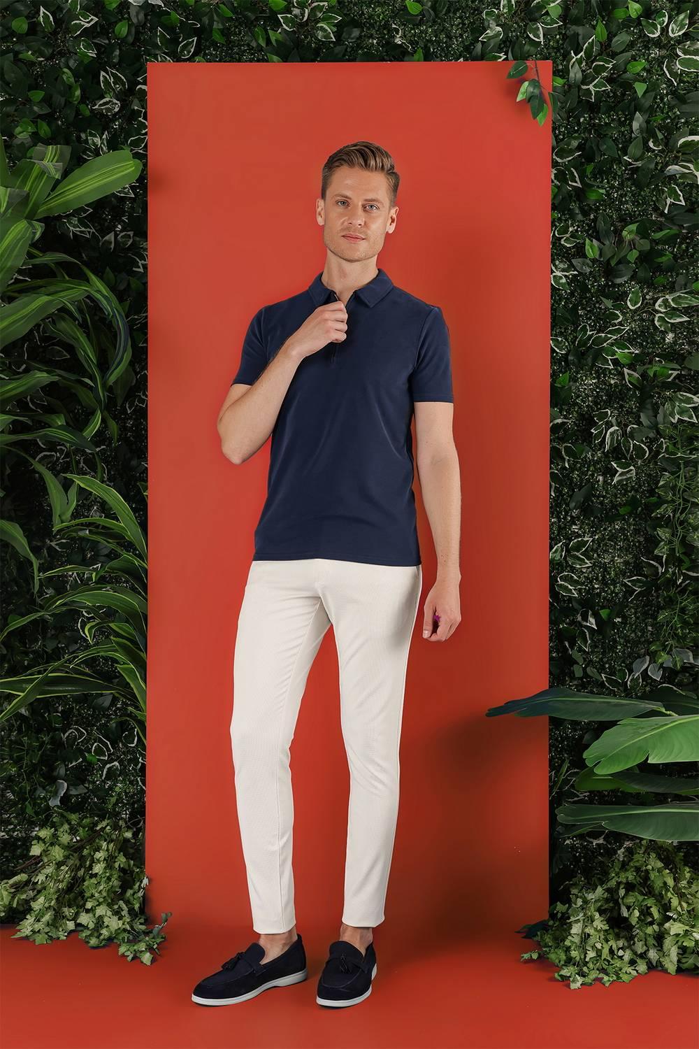 TS 850 Lacivert Spor T-Shirt