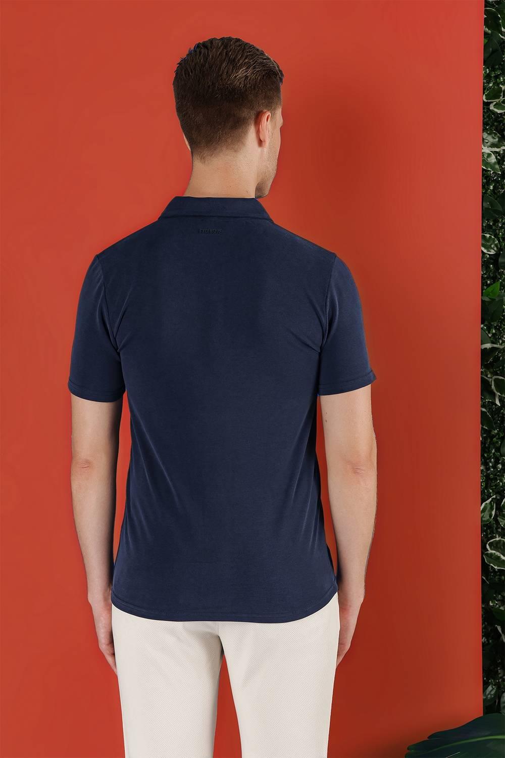 TS 850 Lacivert Spor T-Shirt