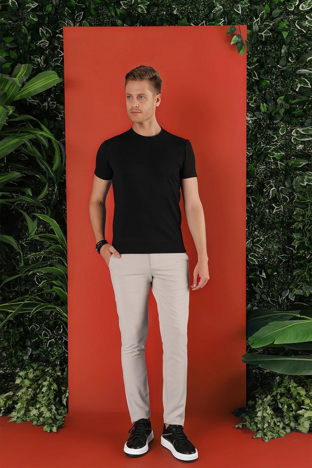TS 852 Siyah Spor T-Shirt