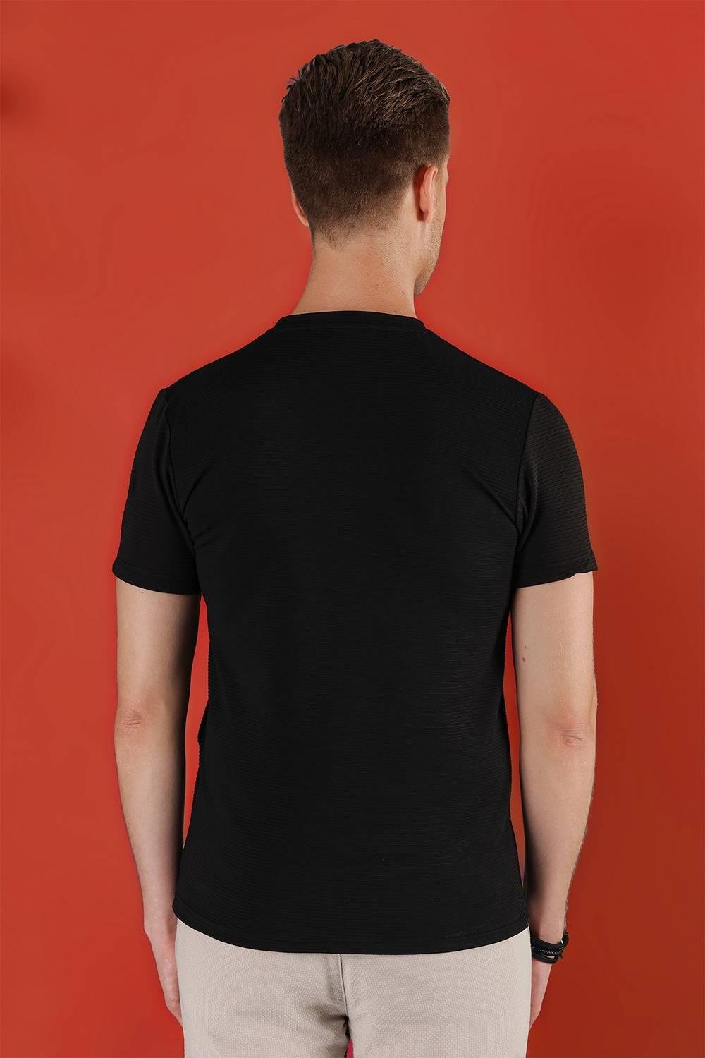 TS 852 Siyah Spor T-Shirt