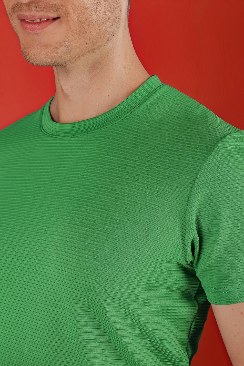 TS 852 Yeşil Spor T-Shirt