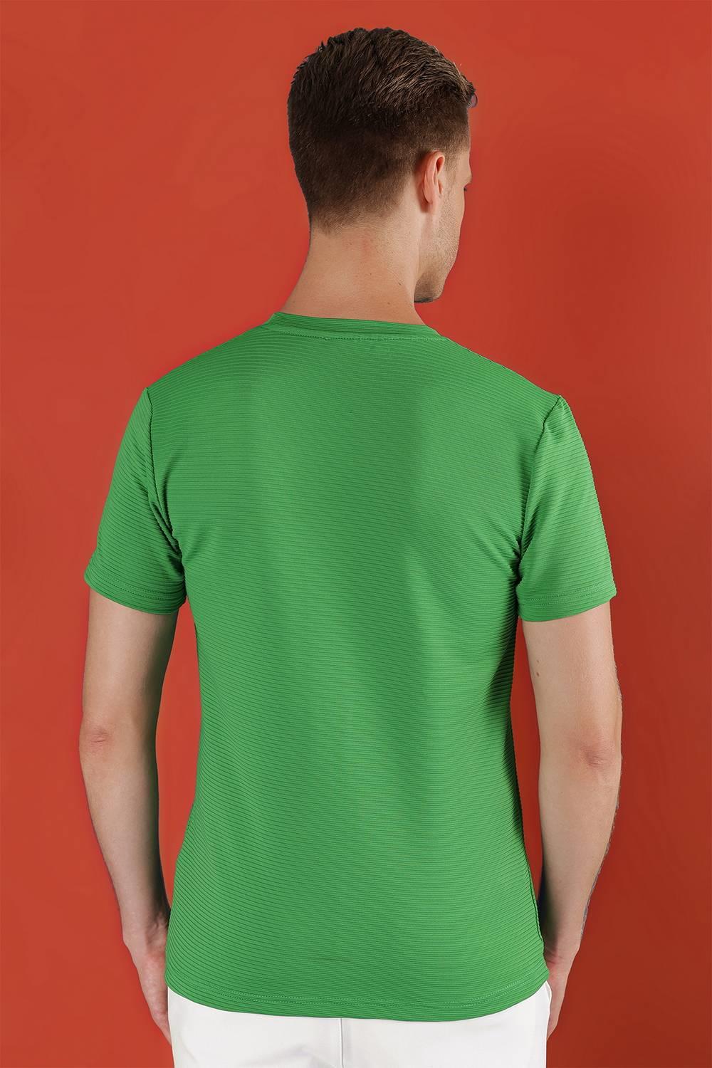 TS 852 Yeşil Spor T-Shirt