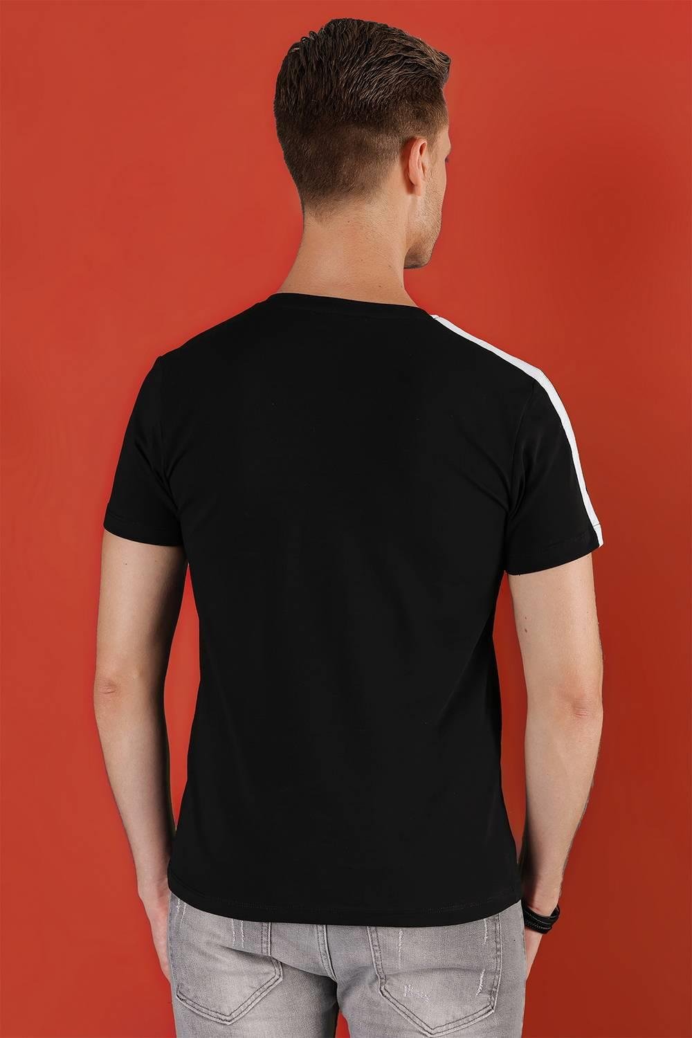 TS 855 Siyah Spor T-Shirt