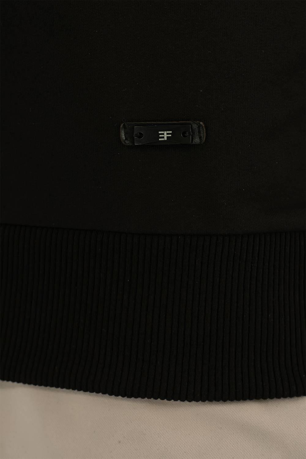 TS 873 Slim Fit Siyah Spor T-Shirt