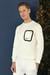 TS 874 Slim Fit Ekru Spor T-Shirt