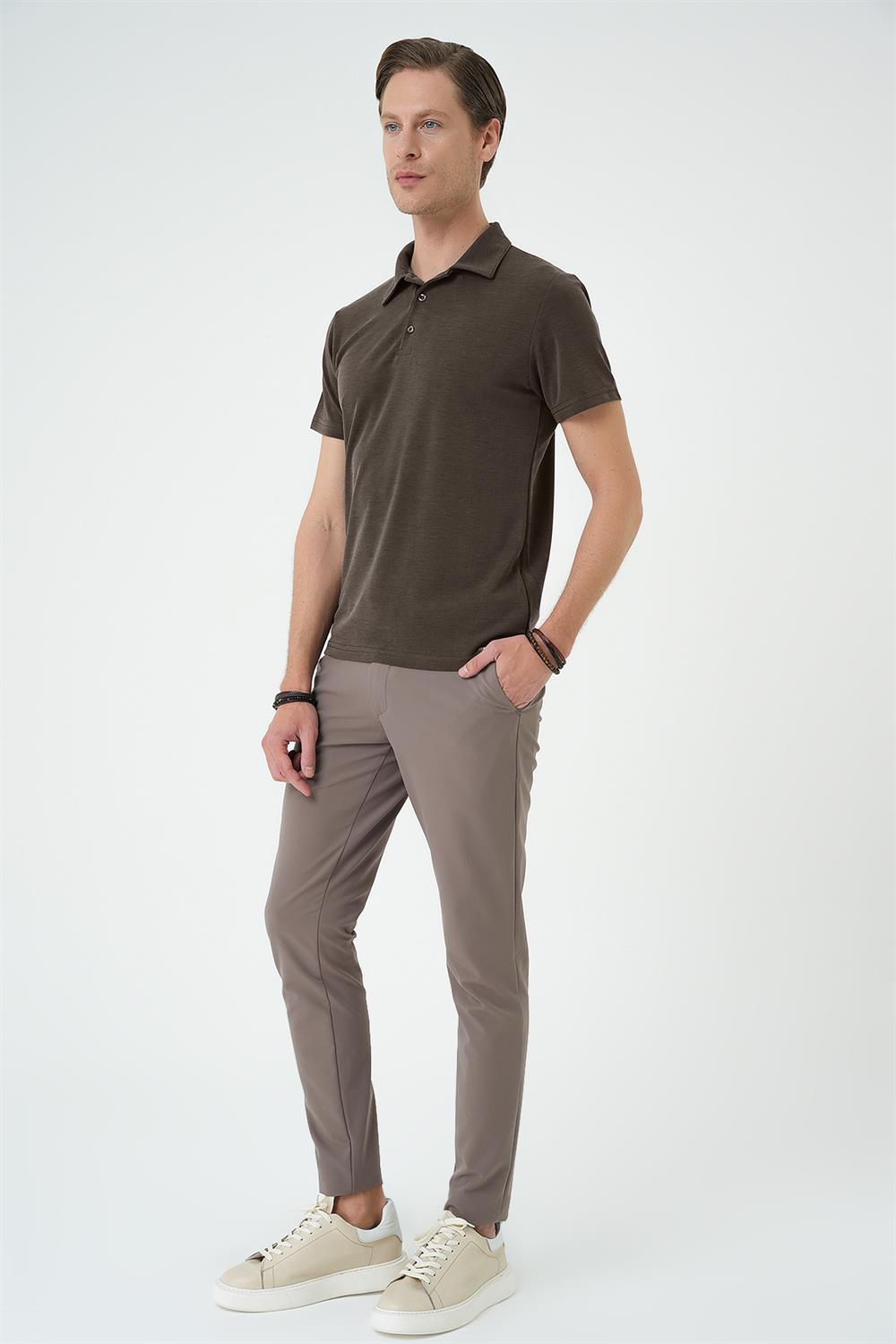 TS 879 Slim Fit K.Vizon Spor T-Shirt