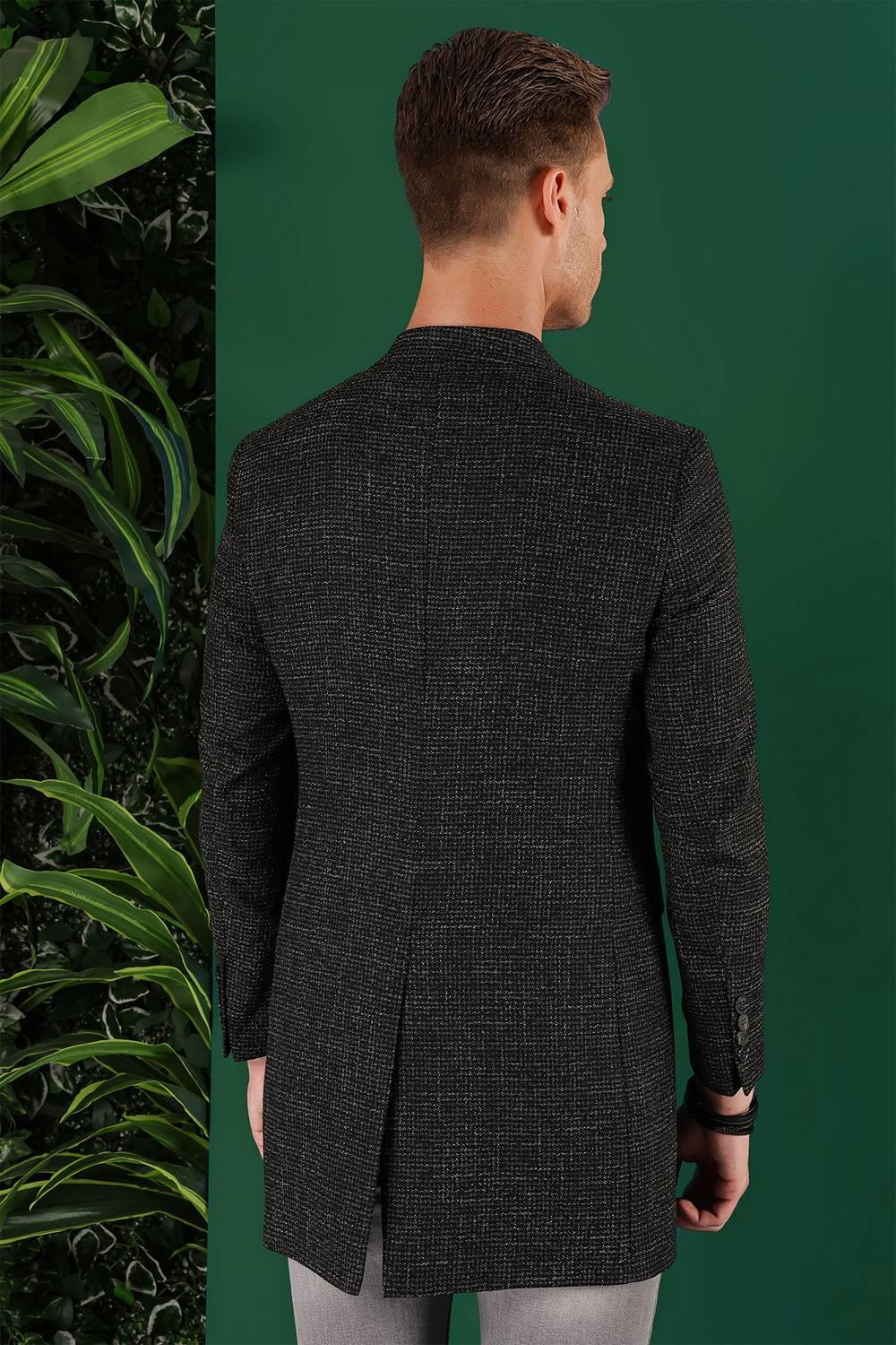 UZUN 01 Slim Fit Siyah Spor Ceket