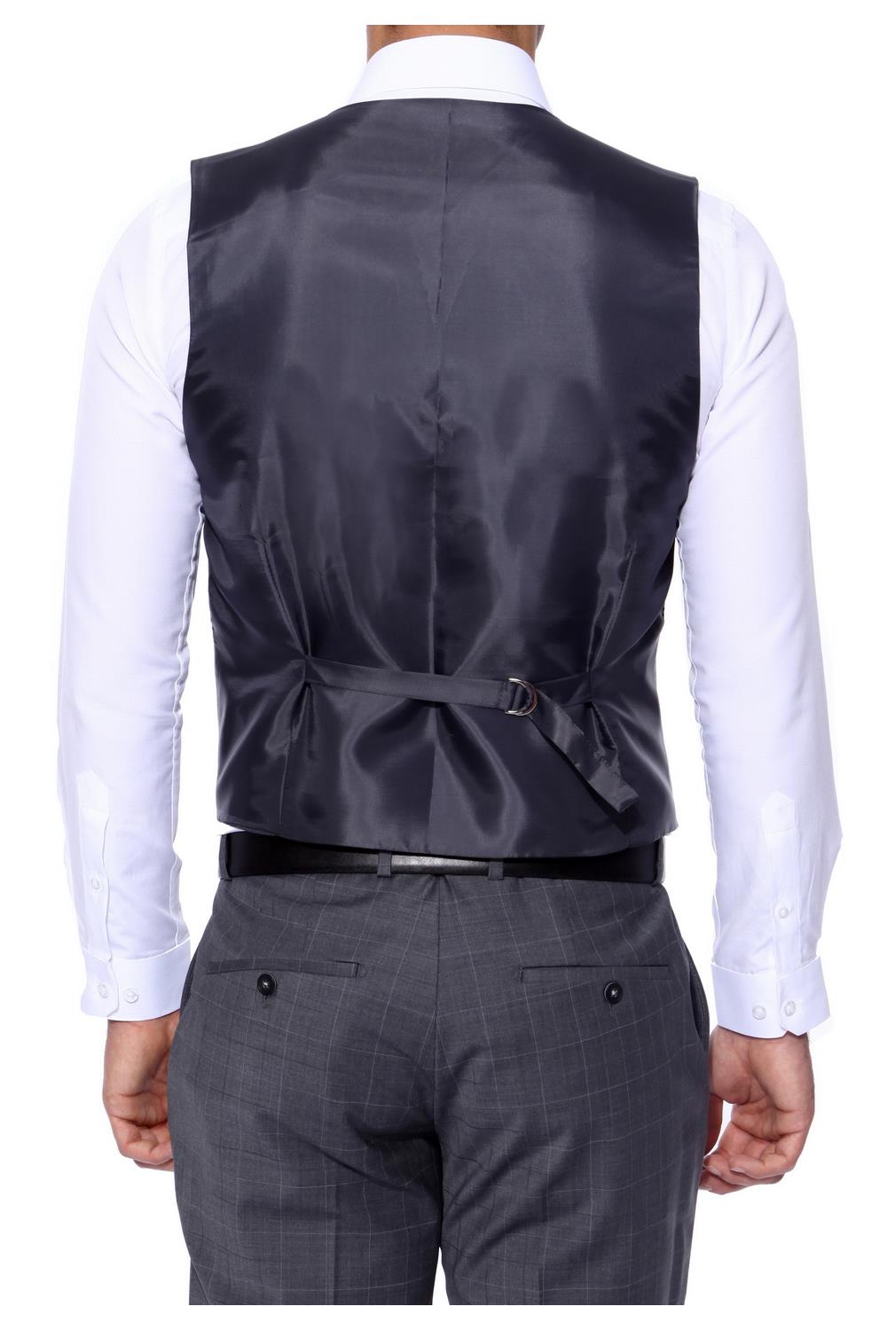 Y 102 Slim Fit Klasik Gri Yelek