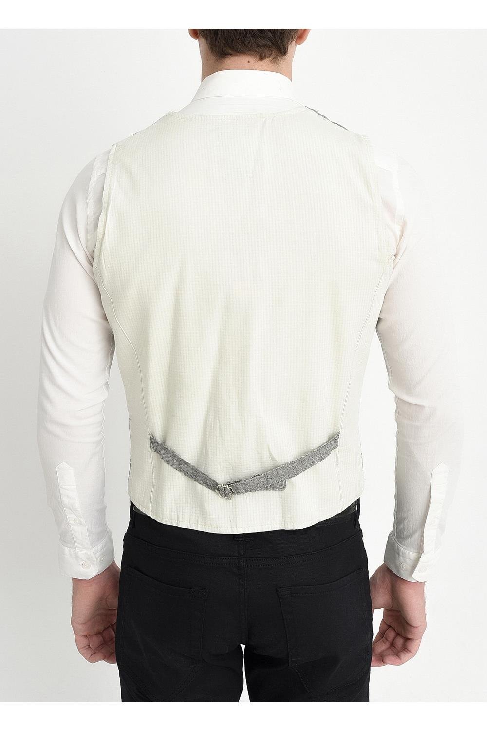 Y 149 Slim Fit Gri Spor Yelek