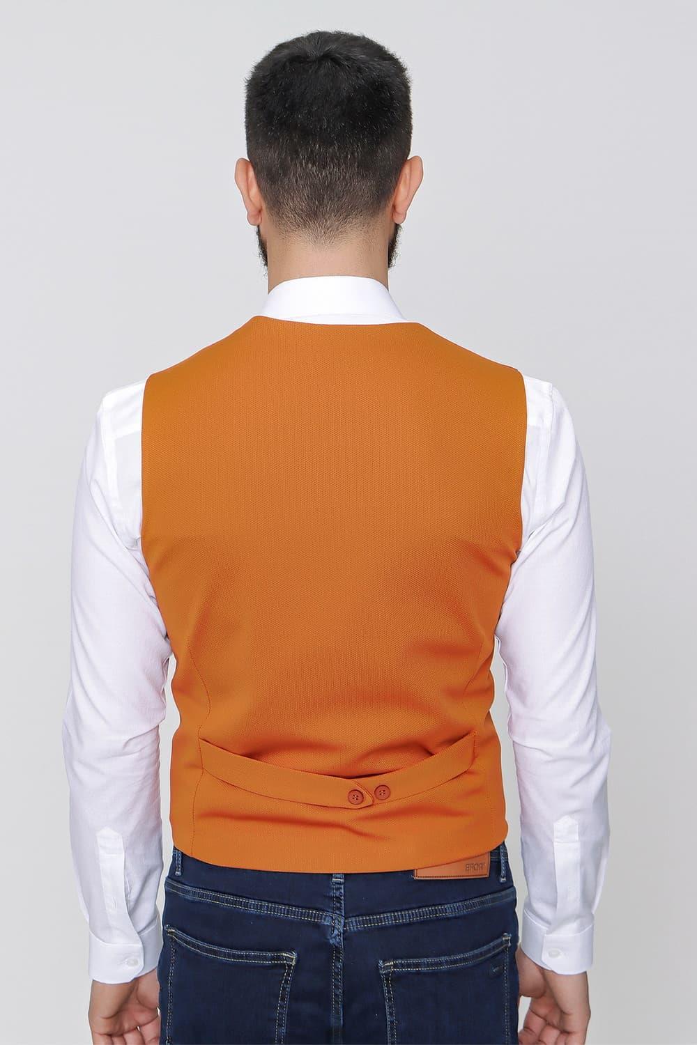 Y 155 Slim Fit Hardal Spor Yelek