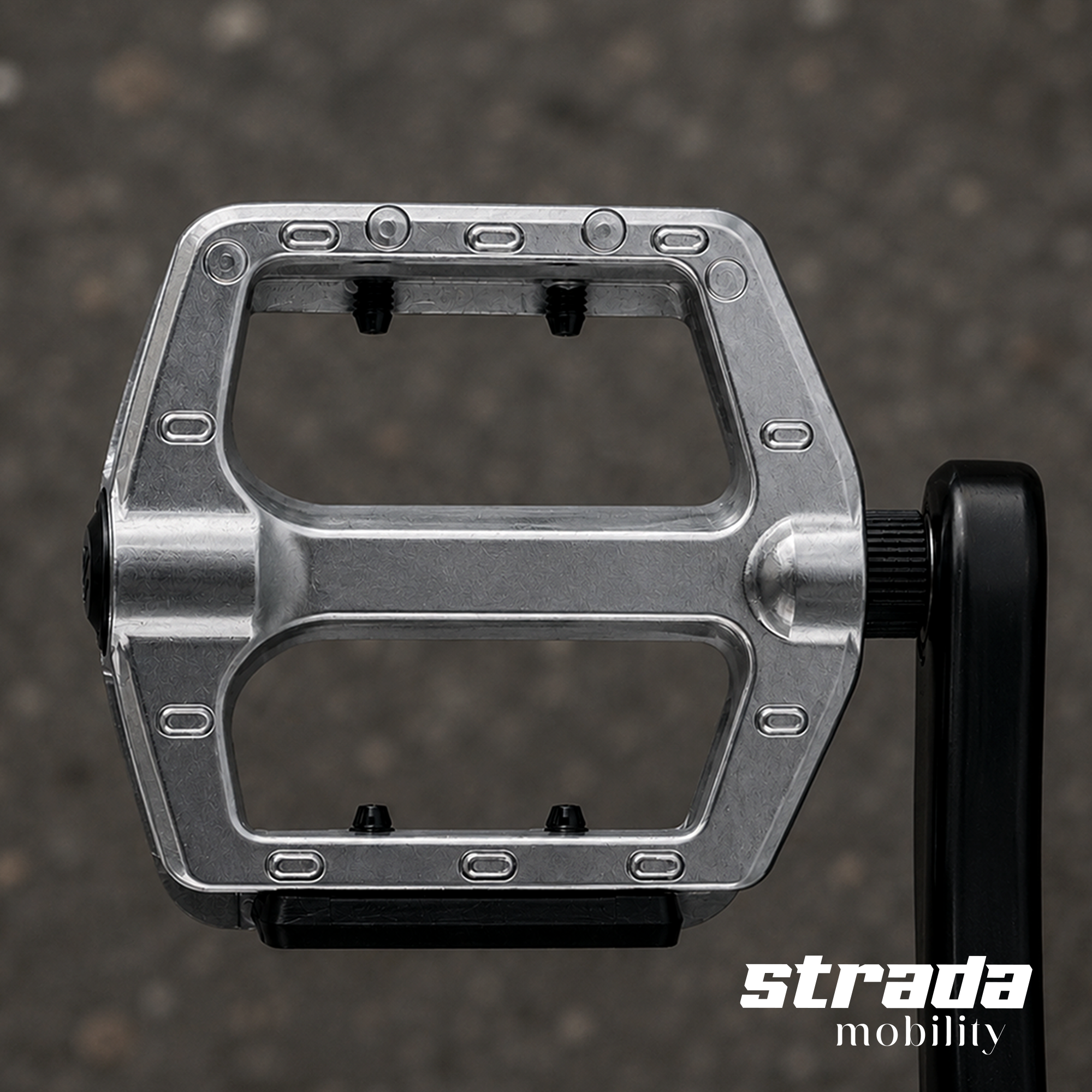 Strada Alüminyum Bilyalı Reflektörlü Bisiklet Pedalı