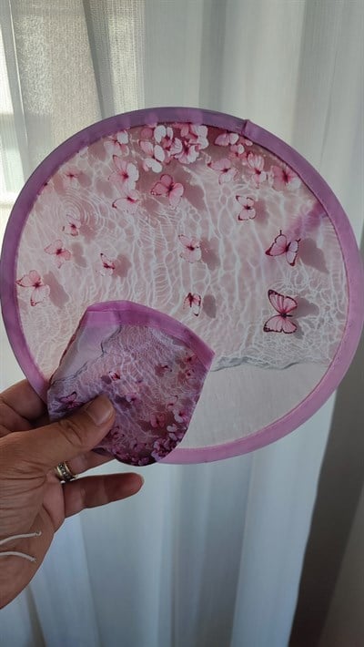PEMBE KELEBEKLİ YELPAZE 