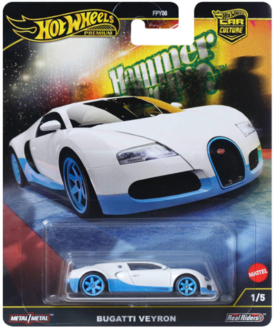Hot Wheels Premium Car Culture Hammer Drop Bugatti Veyron
