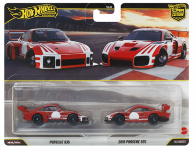 Hot Wheels Premium Car Culture Porsche 935 & 2018 Porsche 935
