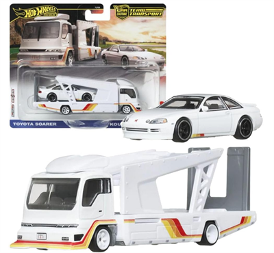 Hot Wheels Premium Car Culture Team Transport Toyota Soarer & Kousoku Hauler