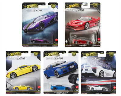 Hot Wheels Premium Car Culture Timeless Icons Set