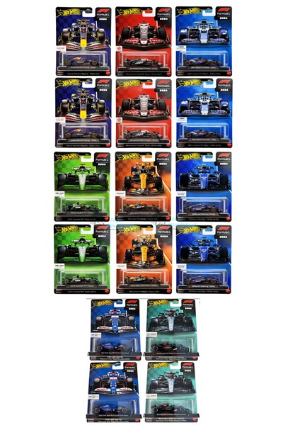 Hot Wheels Premium Formula 1 2024 HRV11 Full Set 