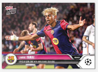 Topps Now Lamine Yamal Mükemmel Bir Solo Gol İle Yarı Final Kapısını Araladı