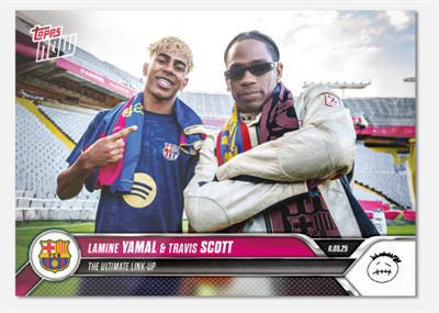 Topps Now Lamine Yamal & Travis Scott İşbirliği