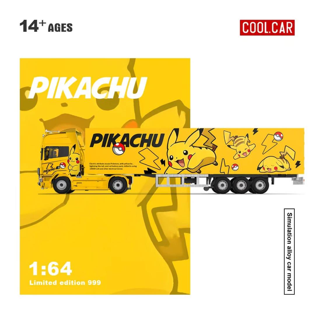 Cool Car 1:64 Scania Container Truck PIKACHU Livery