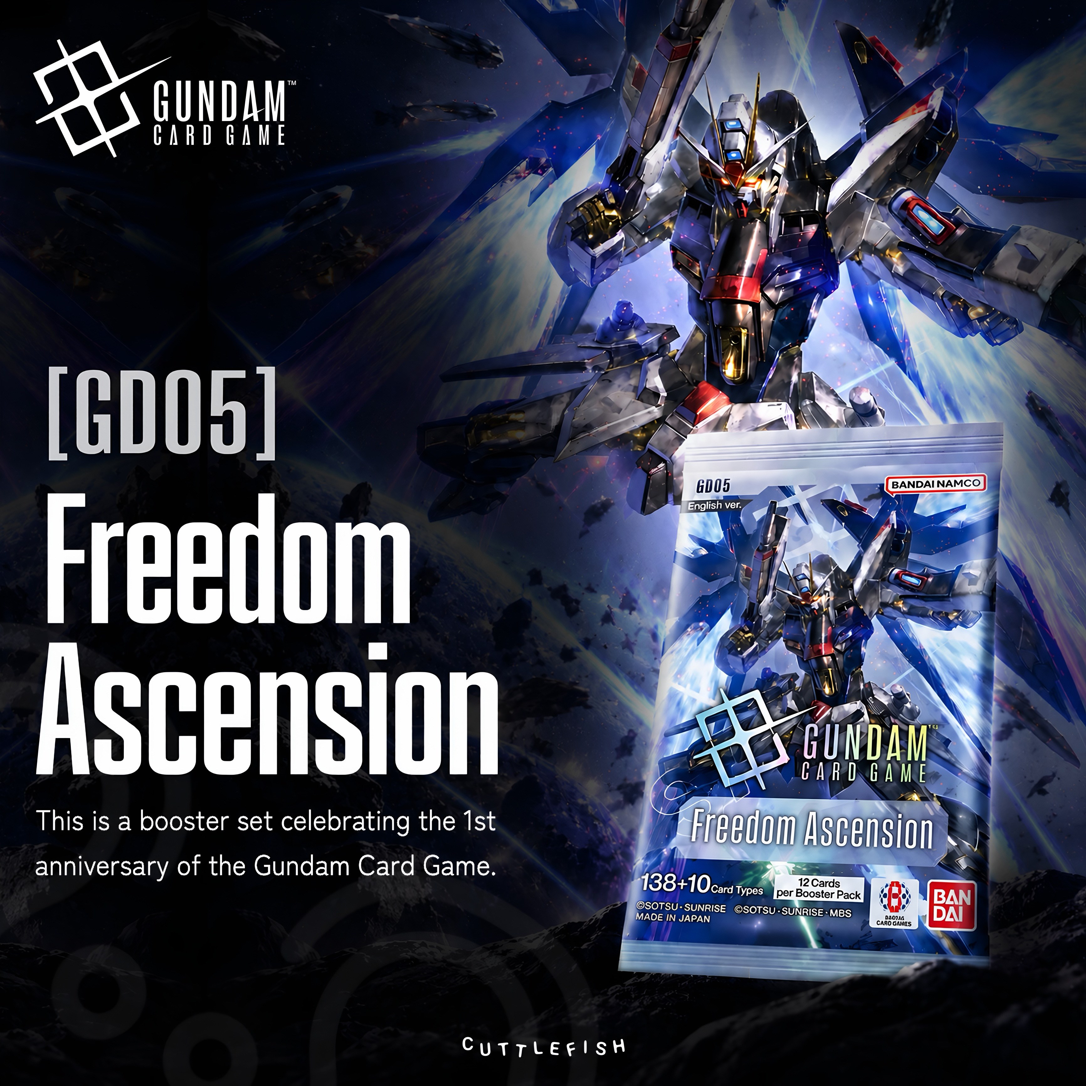 Gundam Card Game 1st Anniversary Booster Box -Freedom Ascension