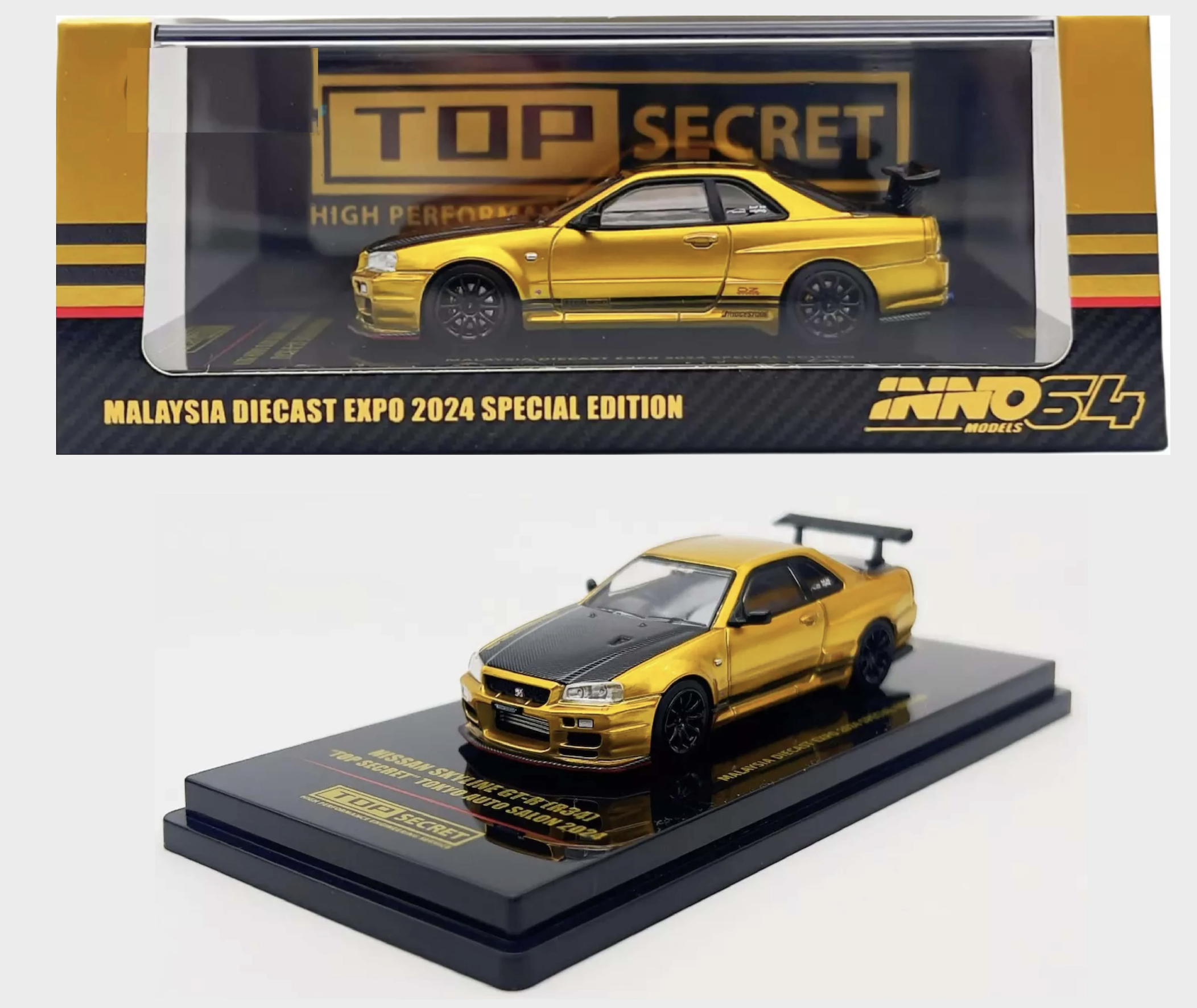 INNO 64 TOP SECRET 限定品 R34 (訳アリ) inno-164-nissan-skyline-gt-r-