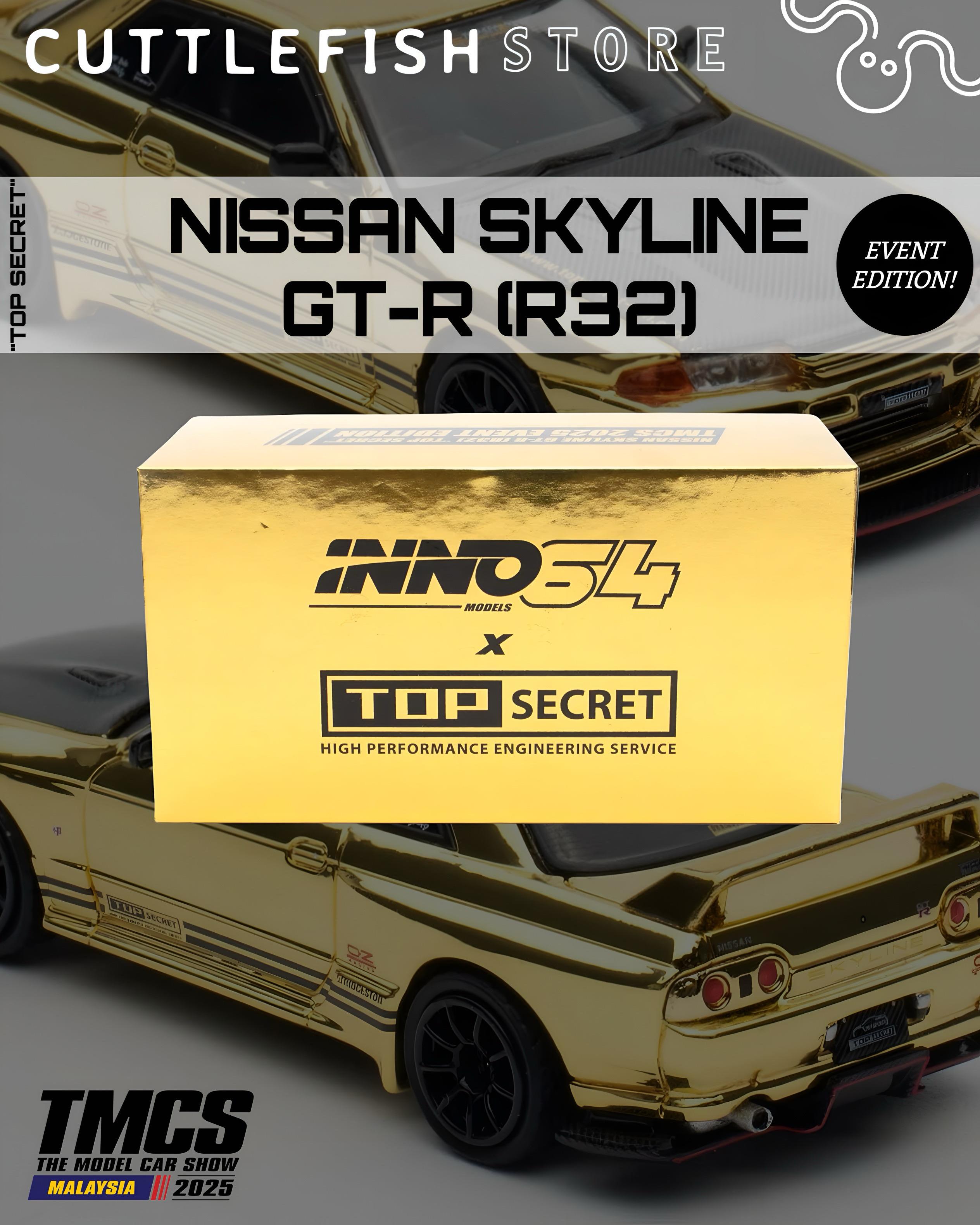 INNO 64 X 1/64 NISSAN SKYLINE GT-R (R32) 