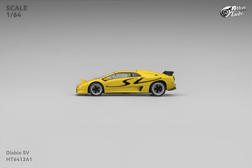 Microturbo - 1/64 Custom Diablo SV - Metallic Yellow
