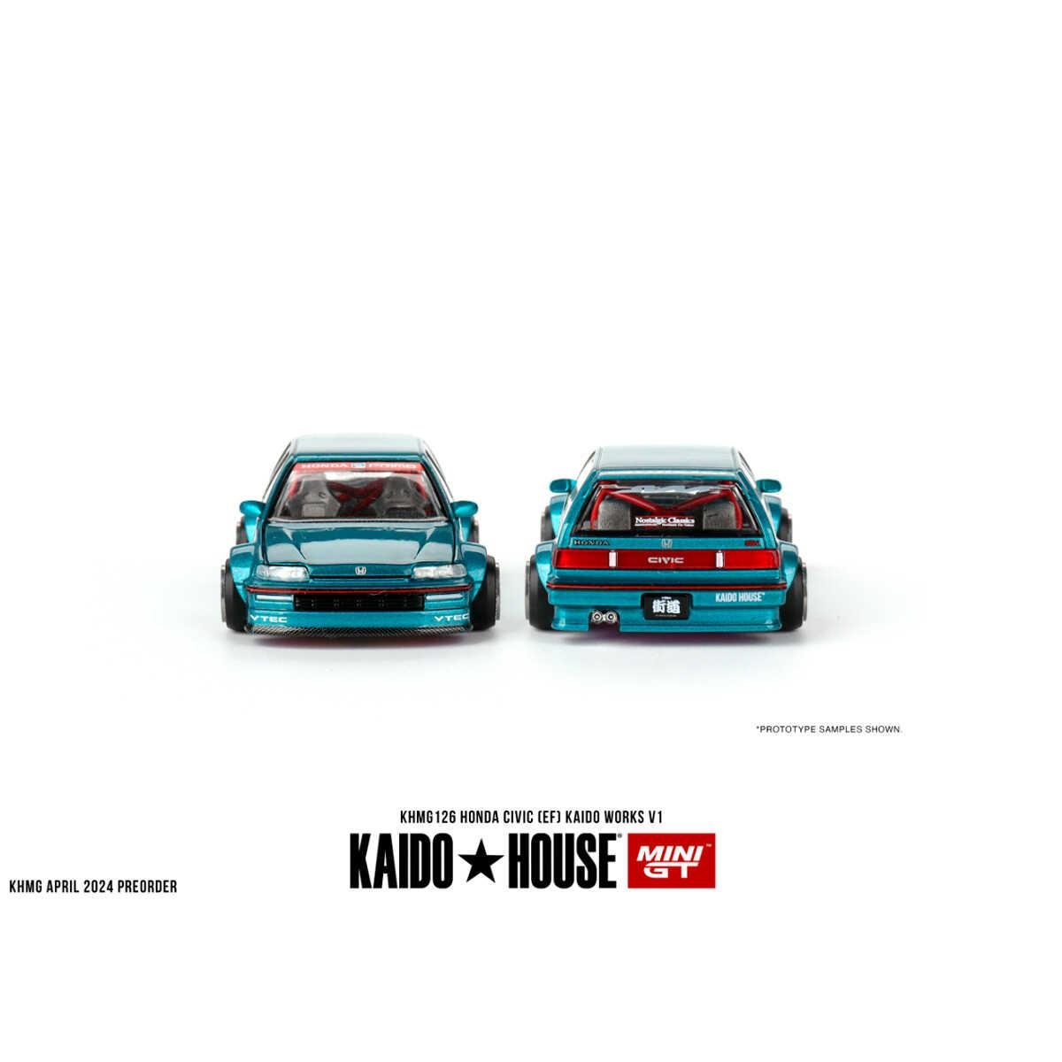 Mini GT 1/64 Honda Civic (EF) Kaido Works V1 KHMG126