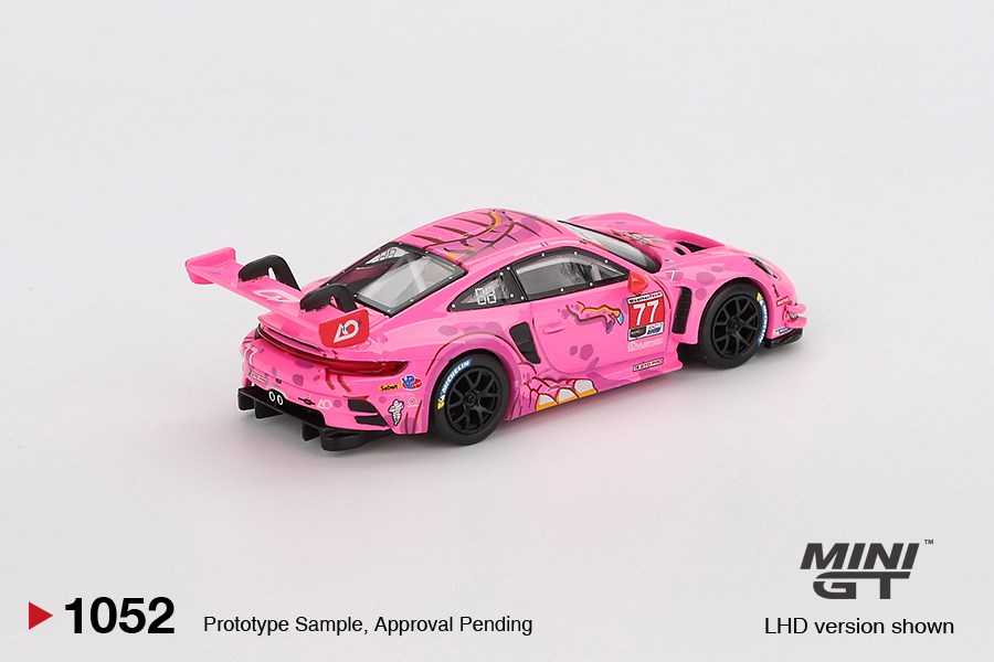 Mini GT Porsche 911 GT3 R #77 AO Racing 2024 IMSA Road America
