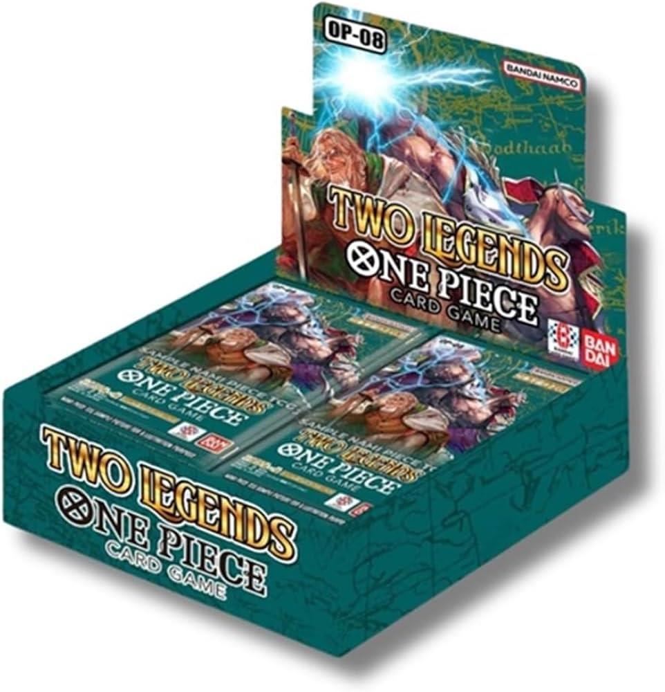 ざっきー出品【ONE PIECE CARD GAME】計8BOX One Piece Card Game – Two Legends Booster Box OP-08 (24 Adet
