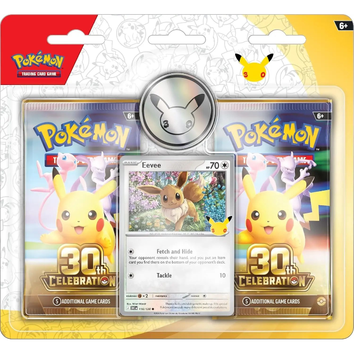 Pokemon TCG- 30th Celebration 2 Pack Blister Eevee
