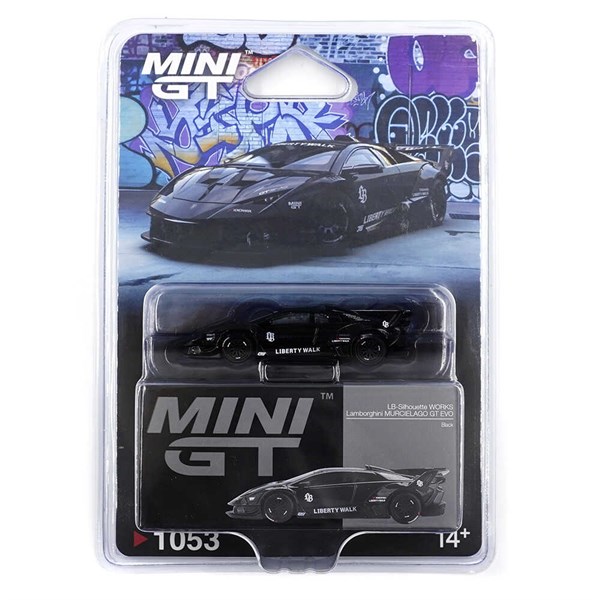 Mini GT 1/64 Lamborghini LB-Silhouette WORKS MURCIELAGO GT Evo