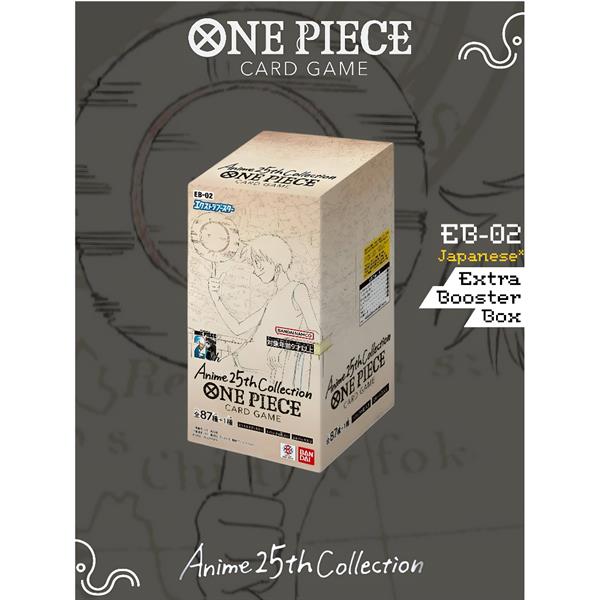 One Piece EB-02 Anime 25th Collection Japanese Booster Box