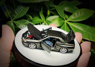 1/64 PGM 日産　NISSAN GTR R32 フル開閉　グレー pgm-164-nissan-gt-r-r32-