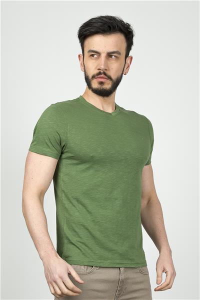 CAZ 4601 ORTA V FLAMLI T-SHIRT