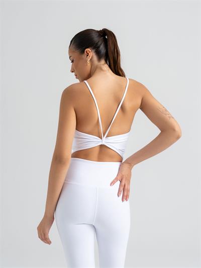 Knot Detaylı Beyaz Bustiyer 529