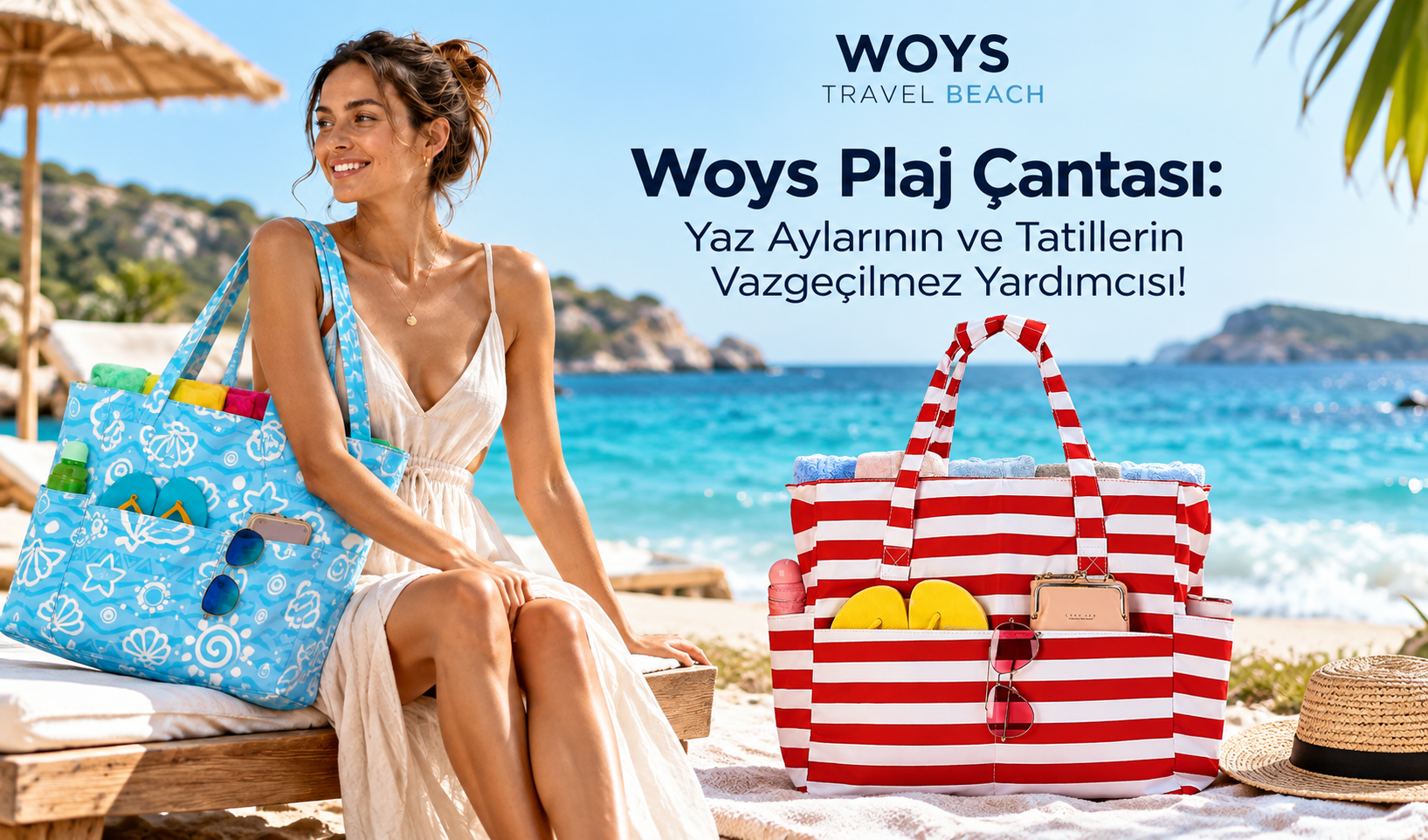 Woys Plaj Çantası: Yaz Aylarının ve Tatillerin Vazgeçilmez Yardımcısı!