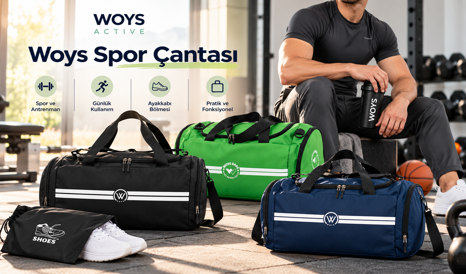 Woys Spor Çantası