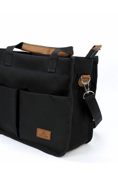  Woys Üç Gözlü Siyah Tote Bag Kadın Çantası 