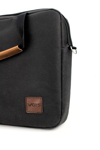 Woys 15.6 Inç Su Geçirmez Kumaş Özellikli Evrak Bilgisayar Notebook Laptop Çantası