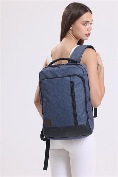 15.6-16.1-16.9 INÇ Uyumlu Laptop Sırt Çantası -Su Geçirmez Kumaş Bilgisayar Çantası