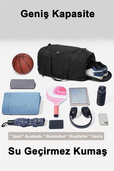 2 Yıl Garantili Organizer Spor Çantası - 7 Bölmeli Fitness GYM Çantası
