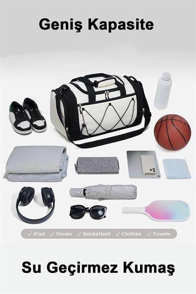 2 Yıl Garantili Organizer Spor Çantası - 7 Bölmeli Fitness GYM Çantası