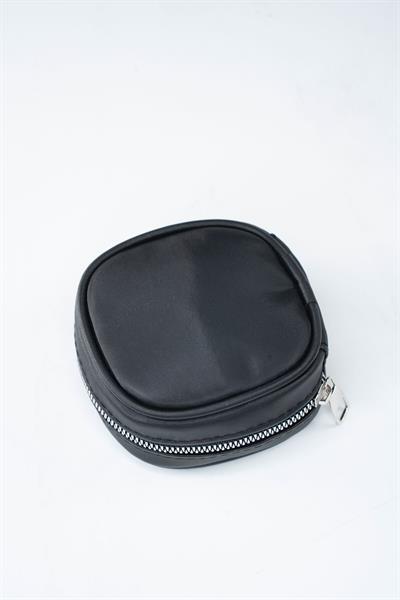 Çanta İçi Organizer Mini Makyaj Çantası -Siyah Mini Kozmetik Çantası