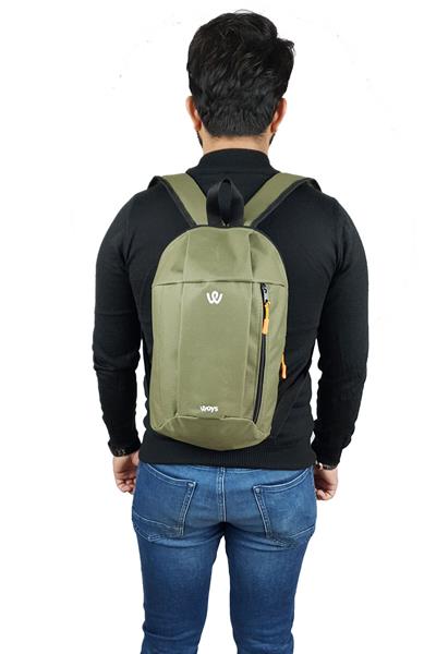 Haki Yeşil Renk Mini Sırt Çantası | Günlük Kullanım & Yürüyüş | 10 Litre | Unisex