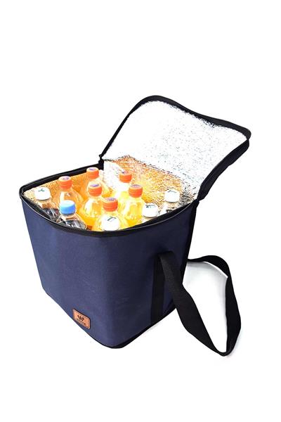 Woys Lacivert Renk Termal Çanta - Kamp Piknik Çantası 